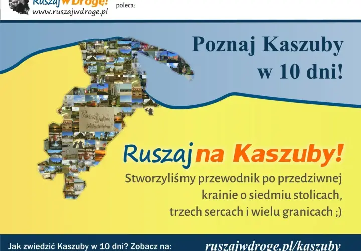 Mapa Kaszub złożona ze zdjęć. Czy Gdańsk to Kaszuby? Odkryj tę krainę w 10 dni z przewodnikiem!